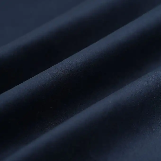 Tessuto velluto liscio Lisa marine