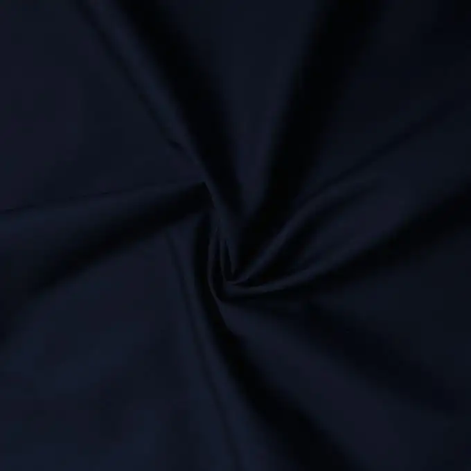 Tessuto cotone popeline blu marino - designers factory (3m x 1m46)