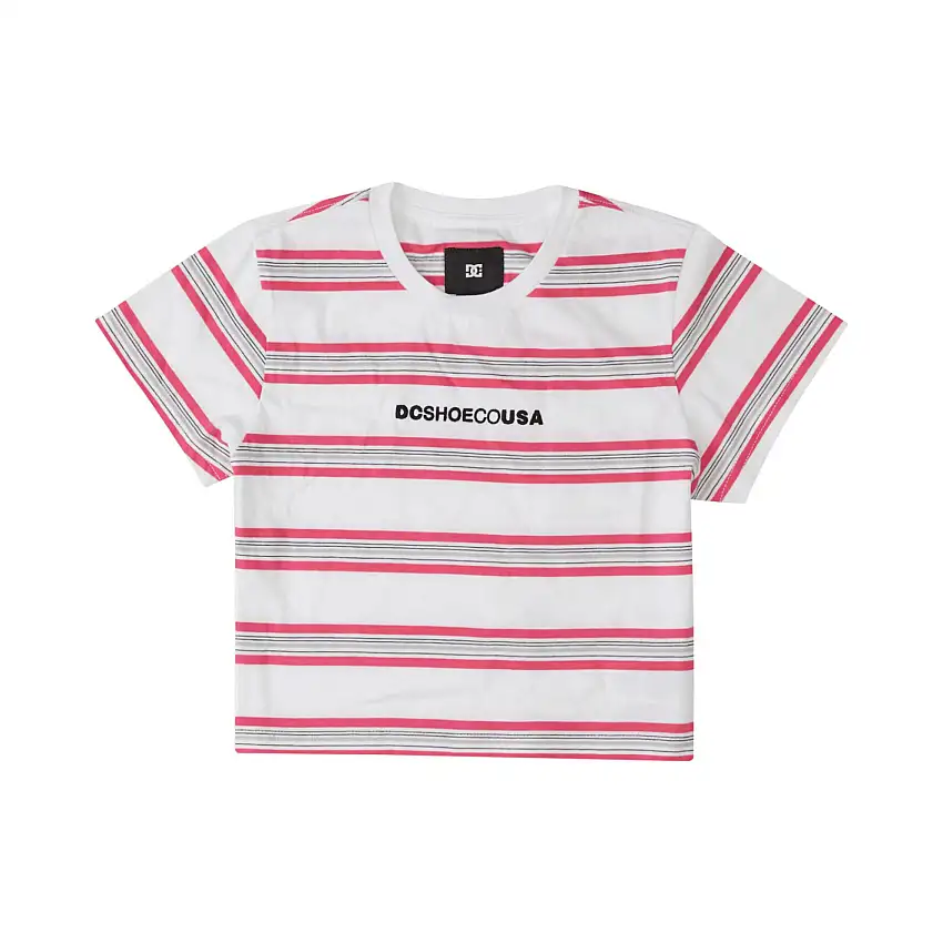 T-shirt donna a righe DC Shoes Effortless 2