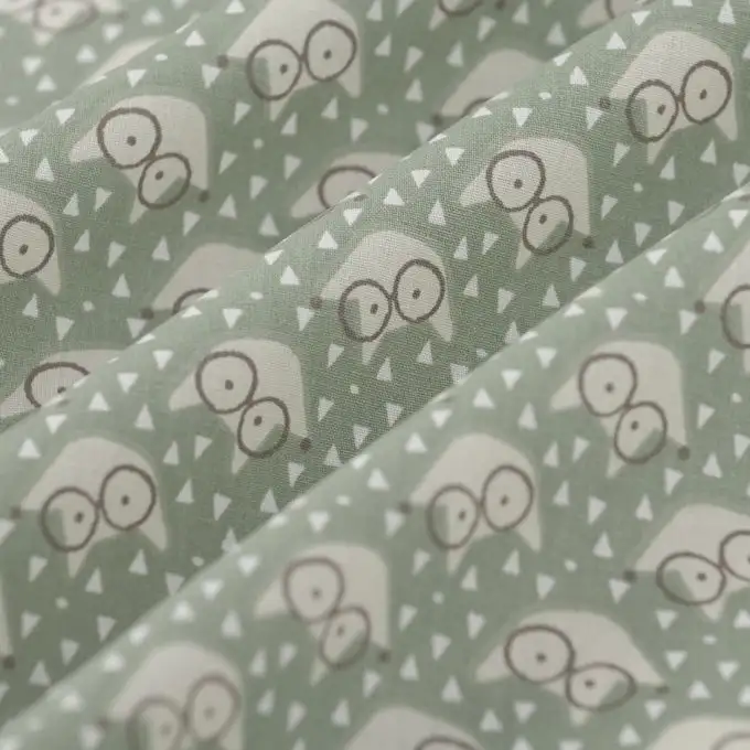 Tessuto cretonne Fauzy kaki