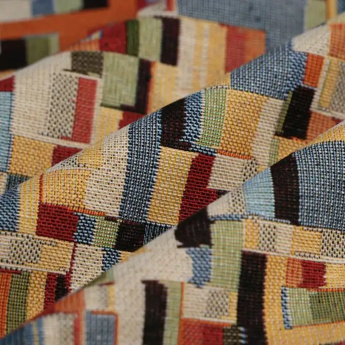 Tessuto jacquard Gobelin Positano sedile