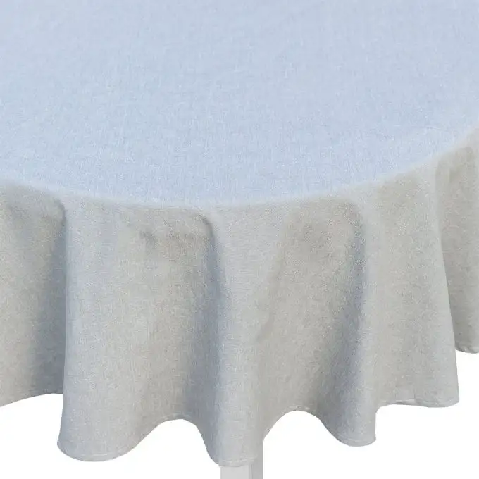 Tovaglia rotonda 160cm campagna verde acqua