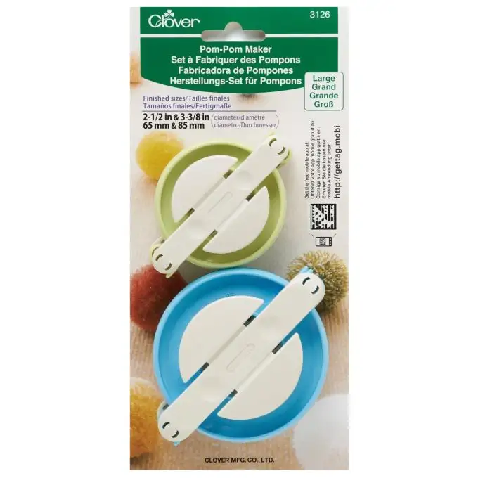 Strumento per la creazione di pompon grande - Clover