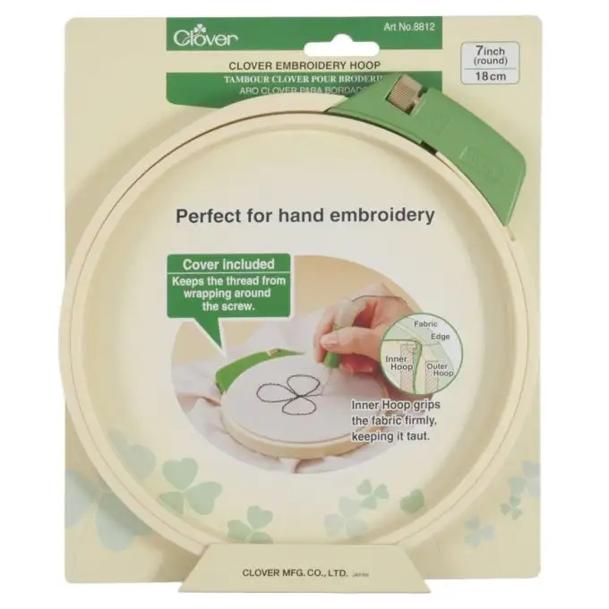 Cercle ricamo 18 cm - Clover