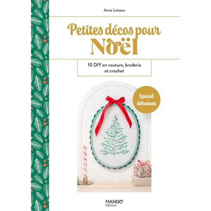 Libro piccole decorazioni per Natale 10 diy cucito ricamo e uncinetto