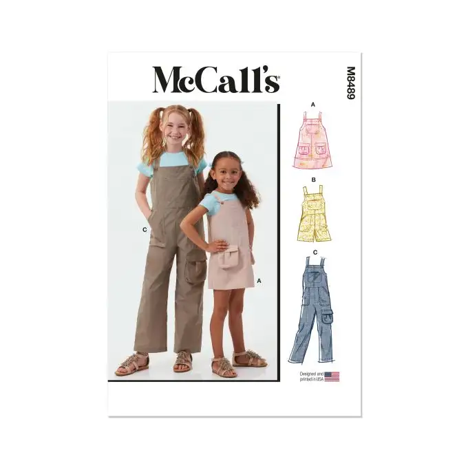 Modello Mc Call's M8489HH Abito e salopette bambino 3 6 anni