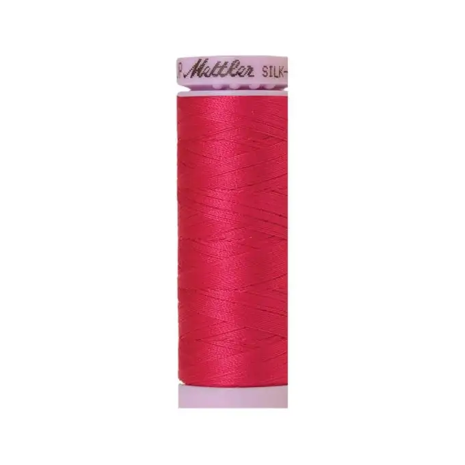 Bobina di filo mettler silk finish cotone 150m rosa fucsia col 1421