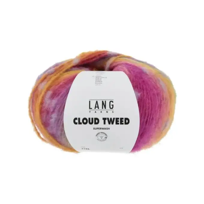 Gomitolo di lana da lavorare CLOUD TWEED - 100GR - Lang Yarns