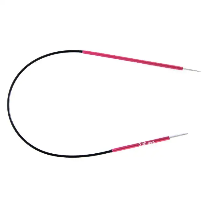 Filo circolare fisso Zing 25 cm x 2 mm - Knit Pro