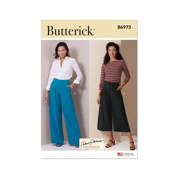 Modello Butterick B6973K5 Donna Pantalone largo dalla 36 alla 44