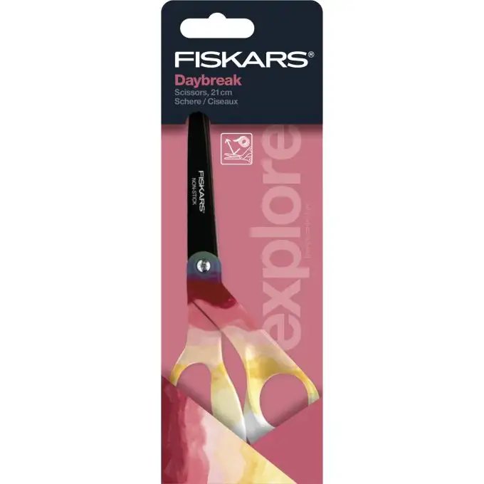 Forbici antiaderenti collezione Explore 21 cm aurora - Fiskars