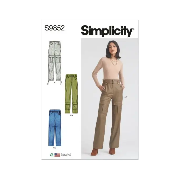 Modello Simplicity S9852.Y5 Pantaloni cintura donne 46 54