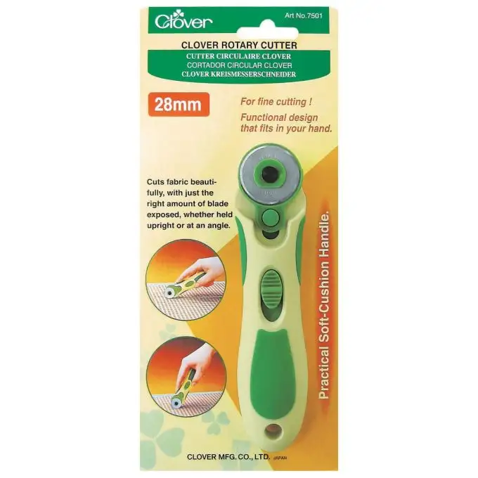 Cutter rotativo soft cushion 28 mm Clover