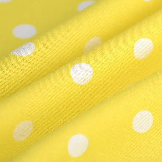 Tessuto tenda pois irregolari giallo