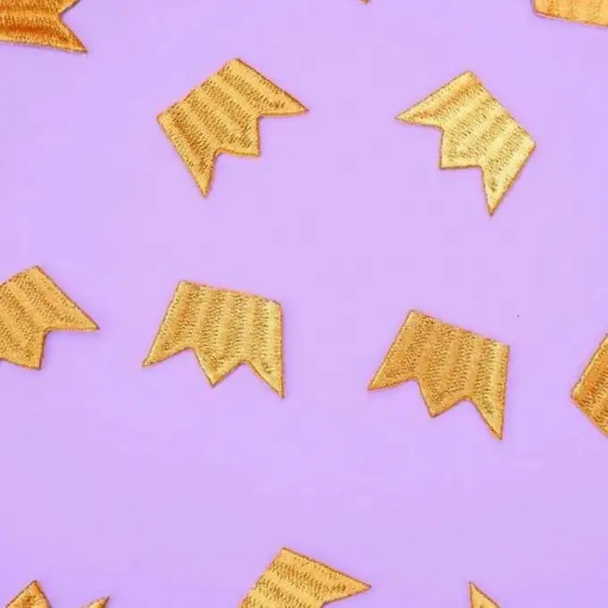 Mini patch termoadesivo corona dorata - Maliziosa