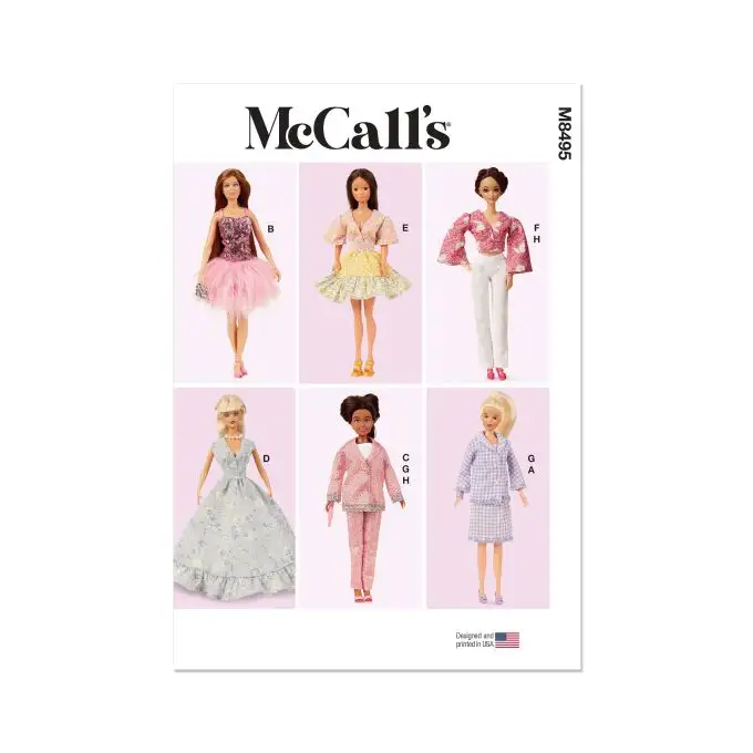 Modello Mc Call's M8495OS Decorazione Bambola 29,5 cm