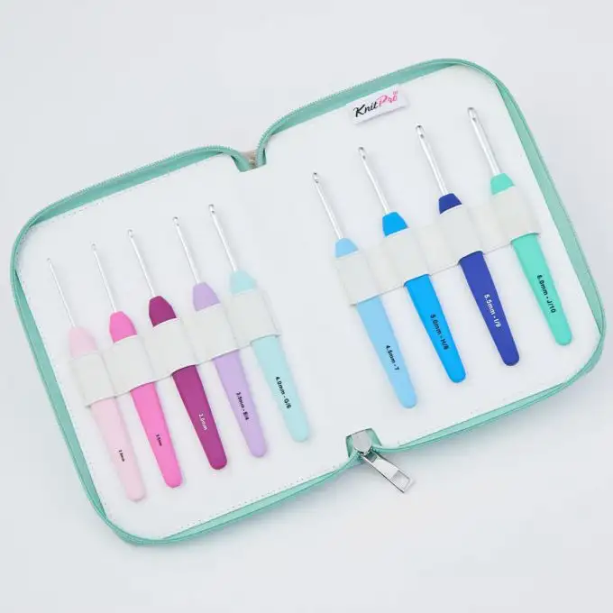 Set di ganci deluxe colore 2.00 - 6.00 mm x9 - Knit Pro