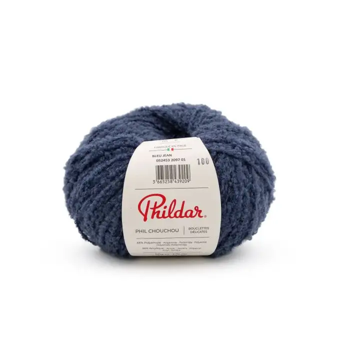 Filato per Maglia Phil Chouchou Phildar: Morbidezza Bouclé Fantasia