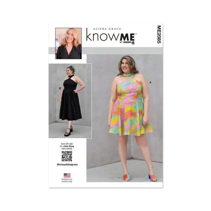 Abito Know Me ME2085K5 dettagli incrociati 36-44