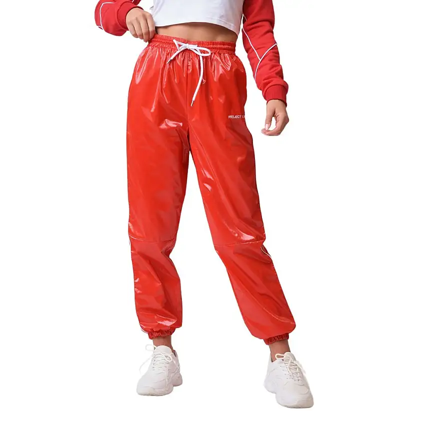Pantaloni da jogging effetto vinile donna Project X Paris [Misura M]