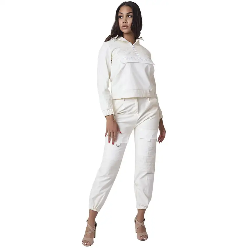 Pantaloni quadrati in similpelle trapuntati da donna Project X Paris [Misura XS]