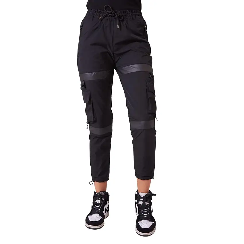 Pantaloni da jogging con banda in plastica donna Project X Paris