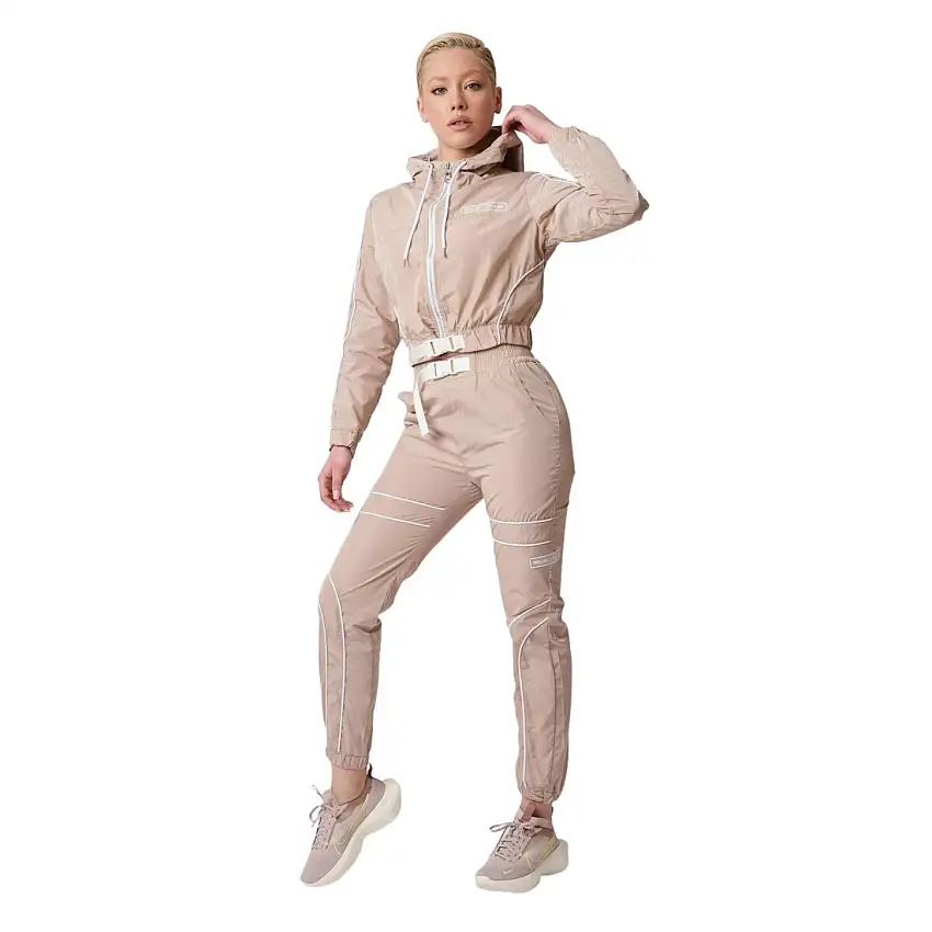 Pantaloni jogger basic con piping donna Project X Paris