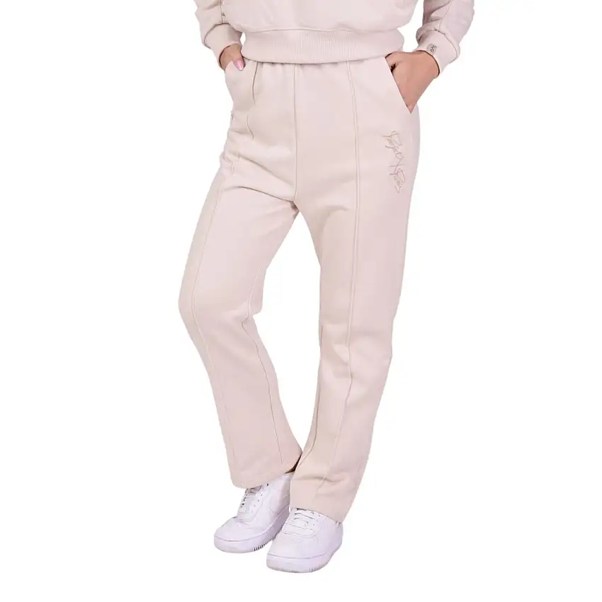 Pantaloni da jogging con ricamo logo tono su tono donna Project X Paris
