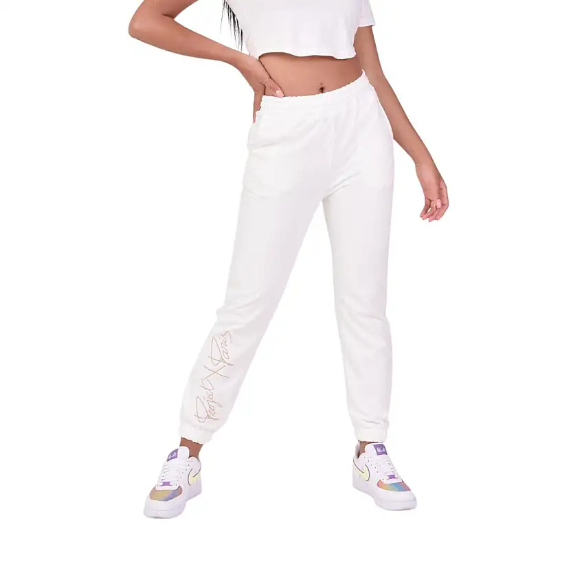 Pantaloni da jogging basic con ricamo logo donna Project X Paris [Misura XS]