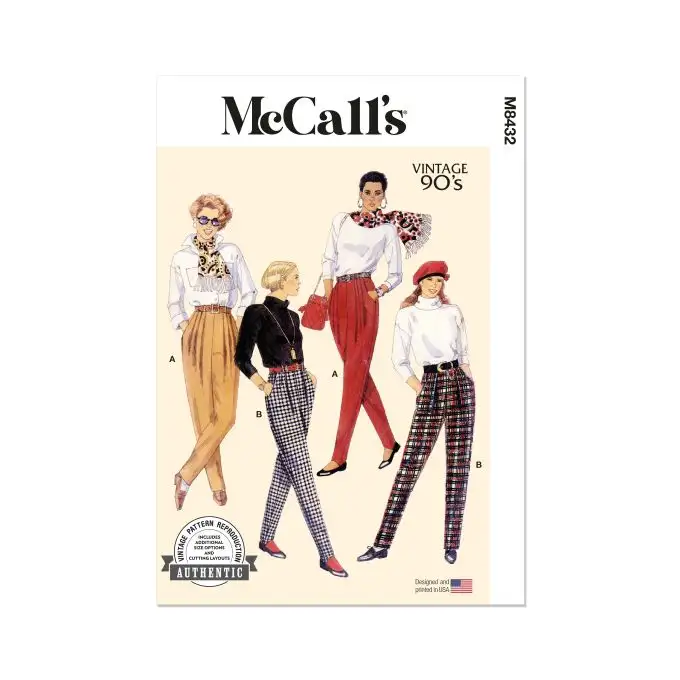 Modello Mc Call's M8432K5 Pantalone dal 36 al 44
