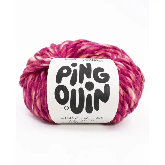 Pelote di filato per maglieria Pingouin Pingo Relax rosa