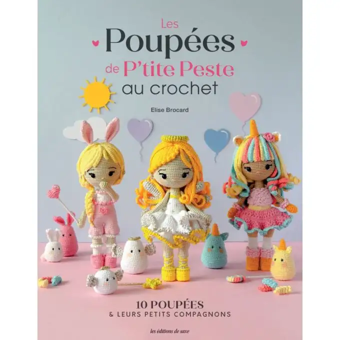 Libri le bambole di P'tite Peste amigurumi all'uncinetto