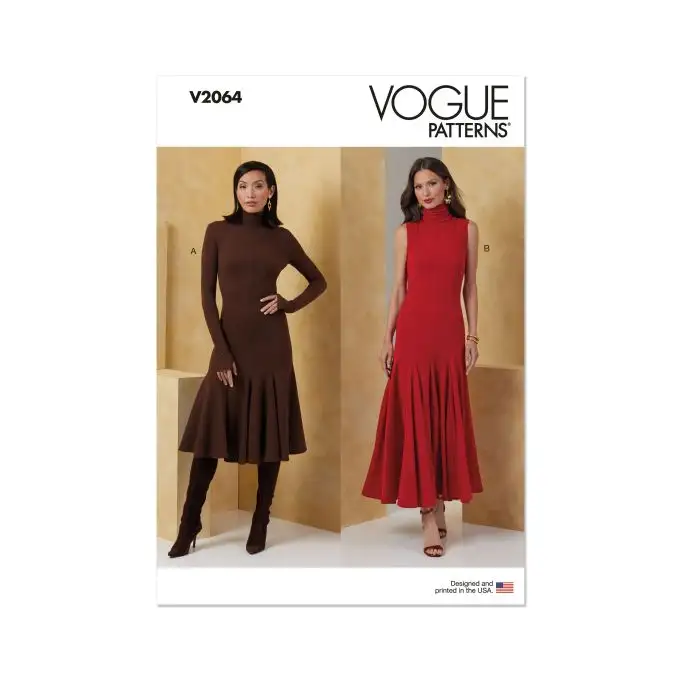 Modello Vogue V2064H5 Donna Abito aderente 34 a 42