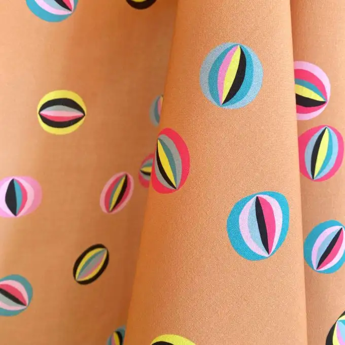 PALLINE CARAMELLO JERSEY AL METRO