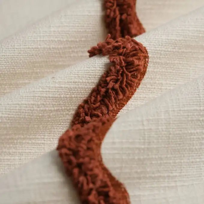 Tessuto bachette slub tufte wave Sophie Ferjani