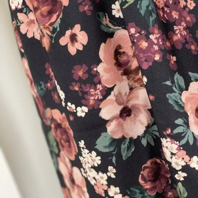 Tessuto in viscosa stampato Camille - Atelier Vingtsept