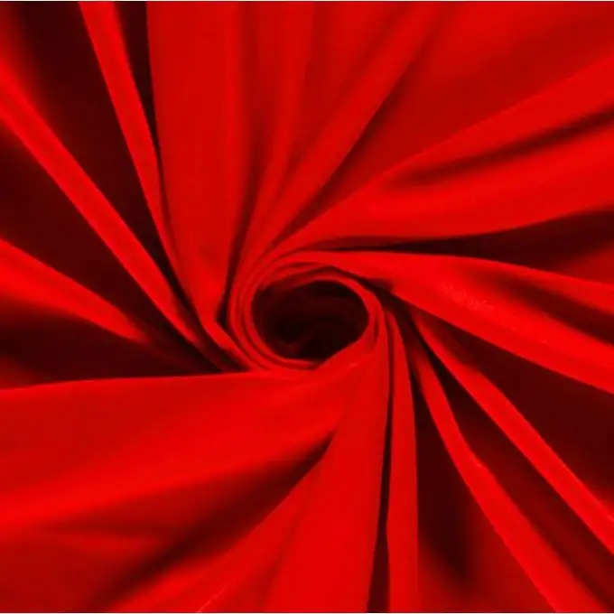 Tessuto rete elastan rosso