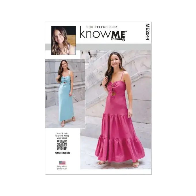 Modello Know Me ME2044K5 abito lungo 36-44