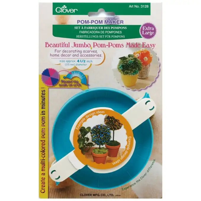 Strumento per la creazione di pompon molto grande - Clover
