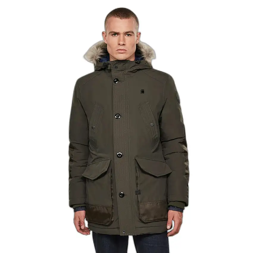 Parka con cappuccio in pelliccia sintetica G-Star Vodan