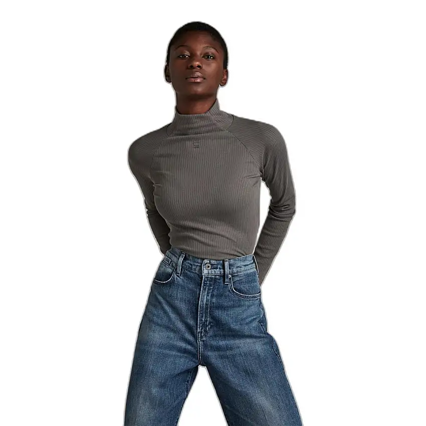 Maglione a collo alto a coste da donna G-Star