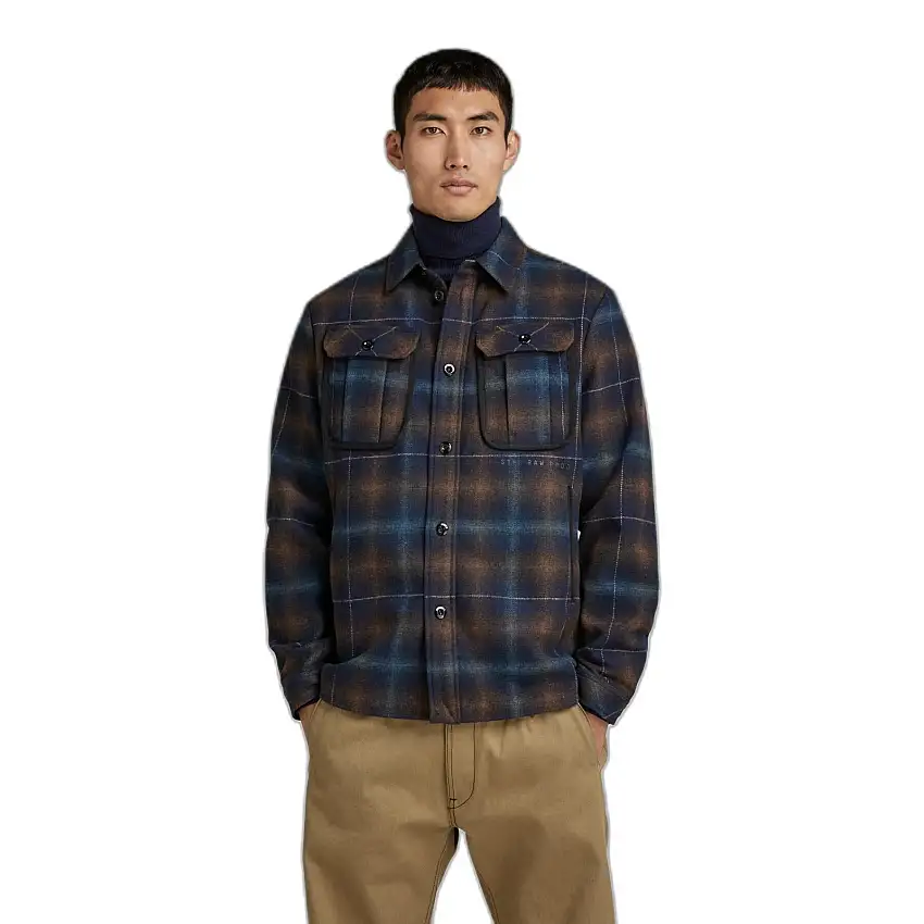 Camicia over con collo alto G-Star