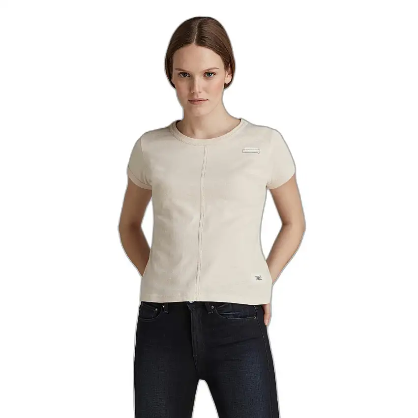 T-shirt donna dalla linea sottile e impunturata G-Star