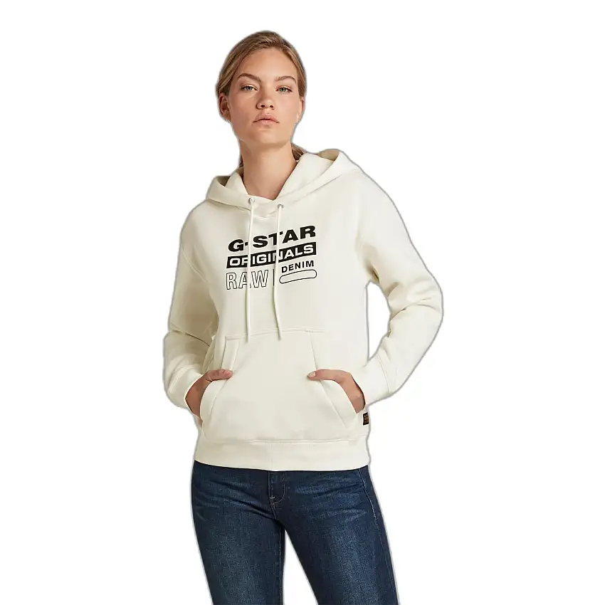 Felpa con cappuccio con logo da donna G-Star Premium Core Originals