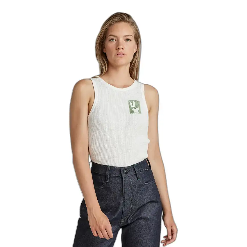 Canotta donna slim in rilievo G-Star