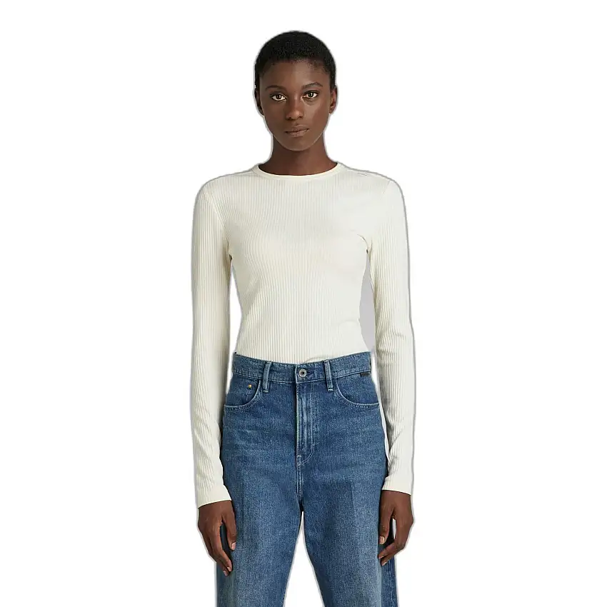 T-shirt donna a coste G-Star