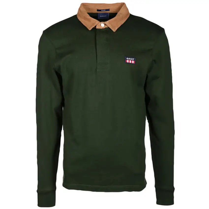 Polo a maniche lunghe Gant Cord Collar Heavy Rugger