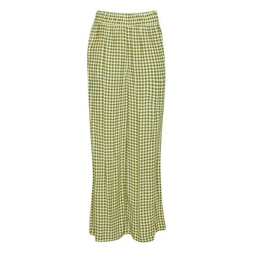 Pantaloni donna a gamba larga in salice Ichi Ihfunde