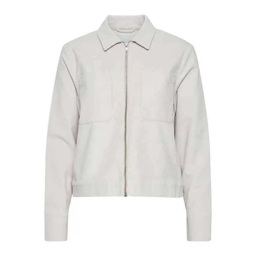 Giacca estiva da donna con zip e colletto ripiegato Ichi Ihjorelle