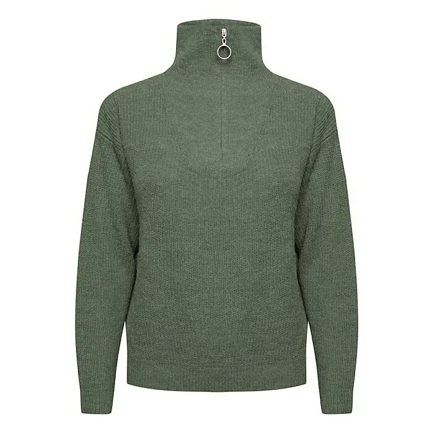 Maglia donna con mezza zip Ichi Ihnovo 4